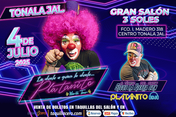 Platanito Show.  Le duela a quien le duela Tour